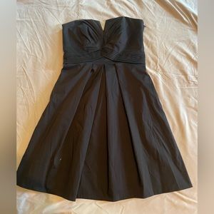 White House Black Market Black Strapless Dress